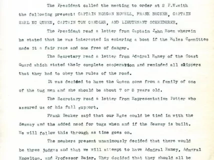 Minutes - Minutes of the Rules Committee Meeting Held at 
3408 Guardian Building, Tuesday, February 27, 1951