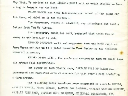 Minutes - Minutes of the Luncheon Held in the Lafayette Room of 
the Hotel Fort Shelby on Monday, January 22, 1951