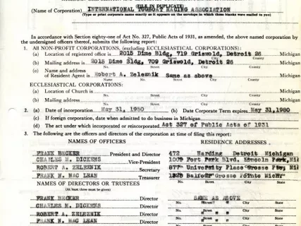 Report, Annual - Michigan Annual Report
Non-Profit Corporations - 1952