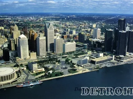 Postcard - Detroit