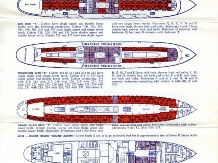 Brochure - S.S. North American Deck Plans
S.S. South American Deck Plans