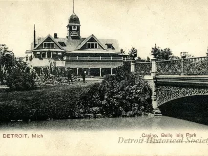 Postcard - Casino, Belle Isle Park