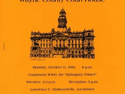 Program - The Unique Antique Auction
Wayne County Court House