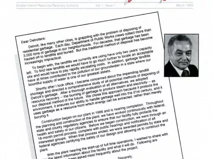 Newsletter - Detroit Resource Recovery Project