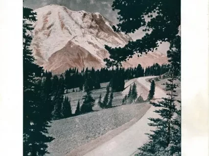 Menu - Scene on Our Alaska Trip
(On To Alaska With Buchanan)