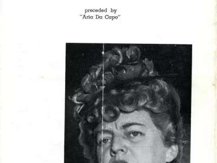 Program, Theater - Vanguard Playhouse
The Medium