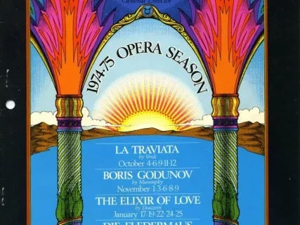 Program, Theater - Michigan Opera Theatre
1974-75 Opera Season
Music Hall