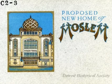 Brochure - Proposed New Home of Moslem