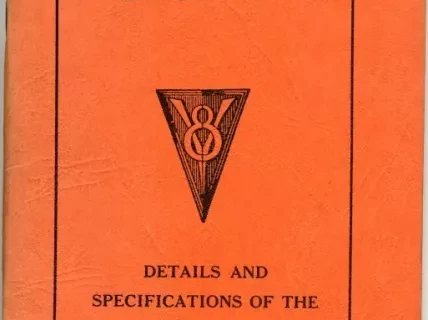 Booklet - Ford
V-8
Details and
Specifications of the
Ford V-8 Car
For 1934