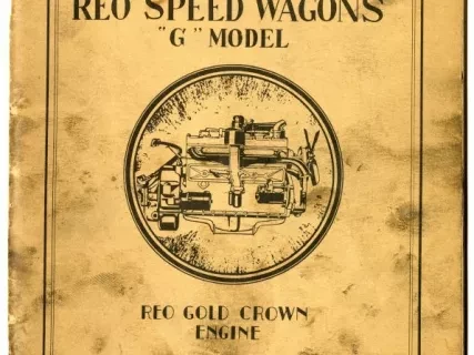 Manual - Instruction Book
REO Speed Wagons "G" Model