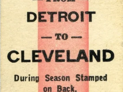 Ticket, Transportation - D&C Lake Lines