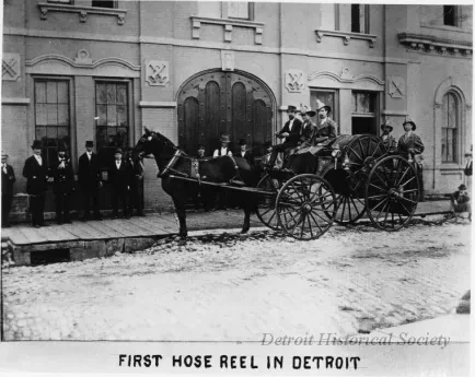 Print, Photographic - First Hose Reel in Detroit