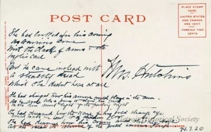 Postcard - Macomb Statue, Washington Park, Detroit, Mich.