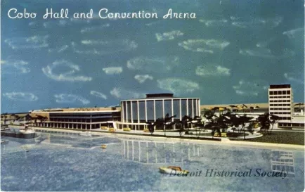 Postcard - Cobo Hall and Convention Arena