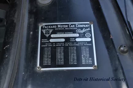 Automobile - 1950 Packard Deluxe Model 8 4-Door Sedan