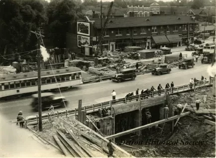 Print, Photographic - Fox Creek Enclosure Under Jefferson Avenue