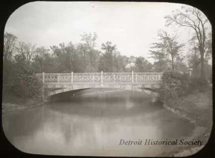 Transparency, Lantern-slide - Bridge, Bell Isle, Detroit
