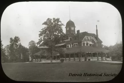 Transparency, Lantern-slide - Casino, Belle Isle - Detroit