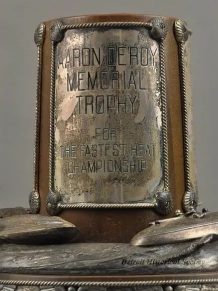 Trophy - Aaron DeRoy Memorial Trophy 
For Fastest Heat Championship