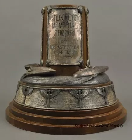 Trophy - Aaron DeRoy Memorial Trophy 
For Fastest Heat Championship