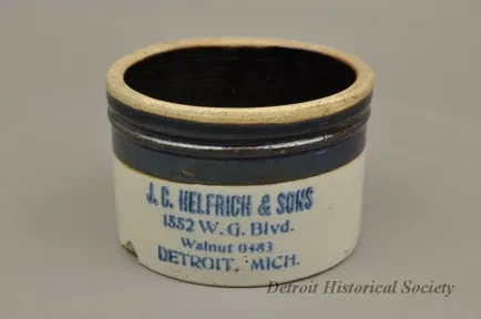 Crock, Clay - Front View