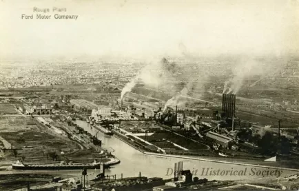 Postcard - Rouge Plant, Ford Motor Company