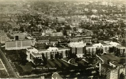 Postcard - The Henry Ford Hospital