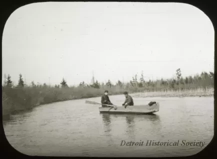 Transparency, Lantern-slide - At the Edge of the Marsh near Wallin