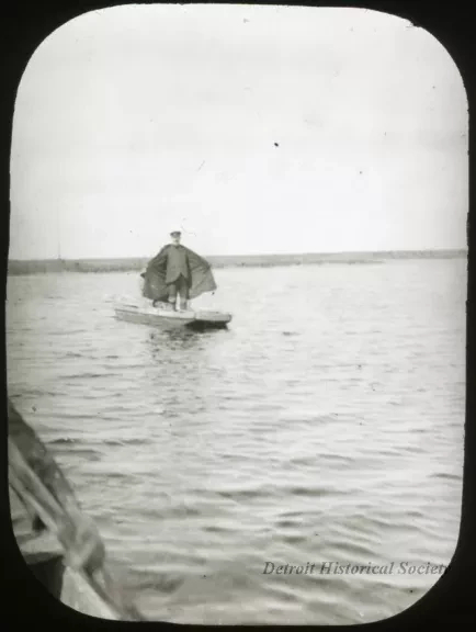 Transparency, Lantern-slide - In the Channel near Wallin