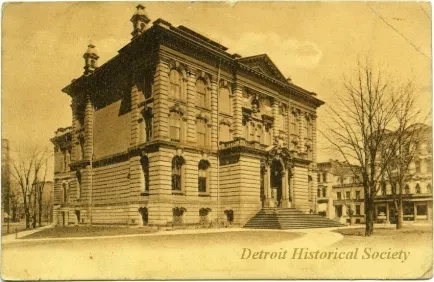 Postcard - Detroit Public Library - Detroit Public Library