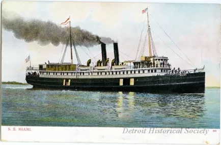 Postcard - S.S. Miami. - S.S. Miami