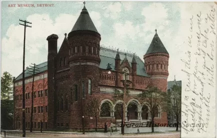Postcard - Art Museum, Detroit - Art Museum, Detroit