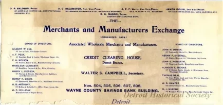 Paper, Letterhead - Merchant and Manufacturers Exchange