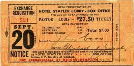 Ticket - Pastor - Louis $27.50 Ticket