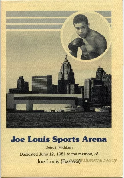 Program - Joe Louis Sports Arena