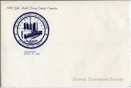 Envelope - 1983 Gold Medal Design Concept Committee