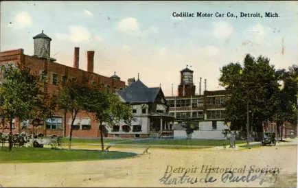 Postcard - Cadillac Motor Co., Detroit, Mich.