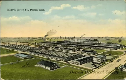 Postcard - Maxwell Motor Co., Detroit, Mich.