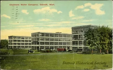 Postcard - Chalmers Motor Company, Detroit, Mich.
