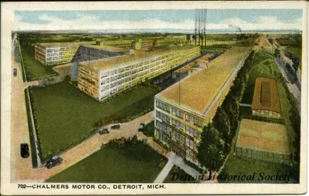 Postcard - Chalmers Motor Co., Detroit, Mich.