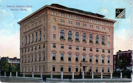 Postcard - Detroit Athletic Club, Detroit, Mich.