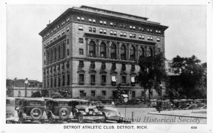 Postcard - Detroit Athletic Club, Detroit, Mich.
