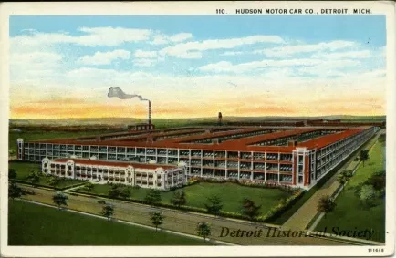 Postcard - Hudson Motor Car Co., Detroit, Mich