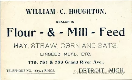 Card, Business - William C. Houghton