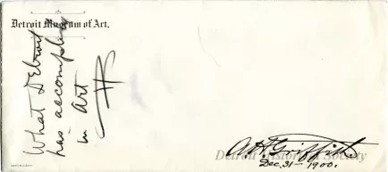 Envelope - What Detroit has Accomplished in Art