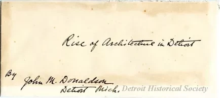 Envelope - Rise of Architecture in Detroit