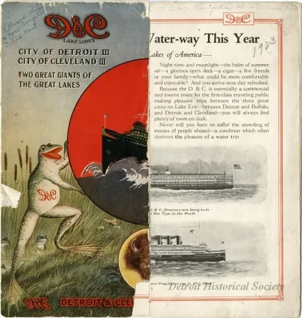 Booklet - "CITY OF DETROIT III, CITY OF CLEVELAND III, Two Great Giants of The Great Lakes"