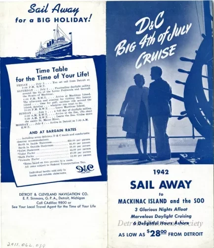 Brochure - D&C Big 4th of July Cruise