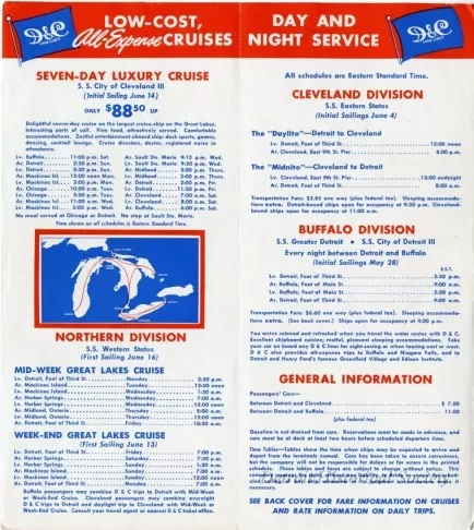 Brochure - New 7-Day Cruise, MidWeek & Weekend Cruises on the Grand Fleet of the Great Lakes