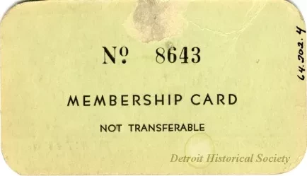 Card, Membership